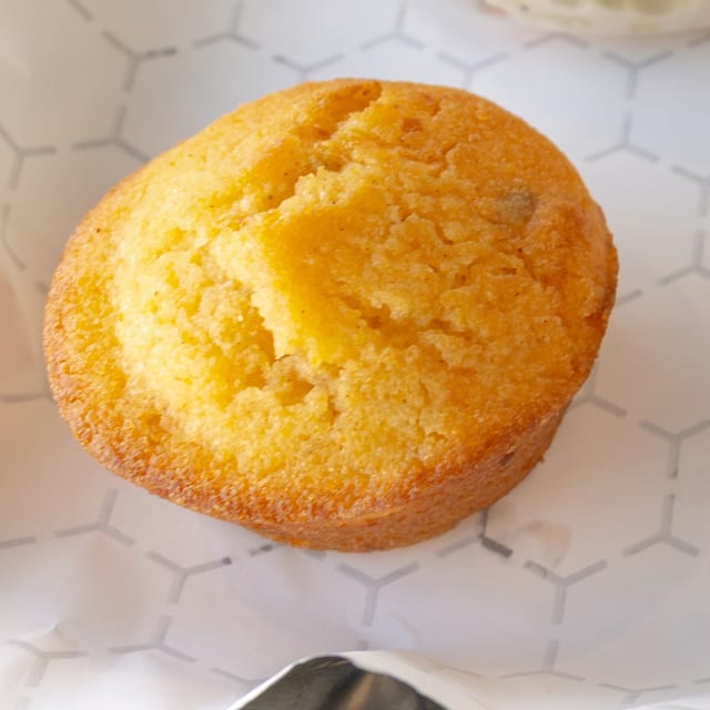 6 Cornbread Muffins.
